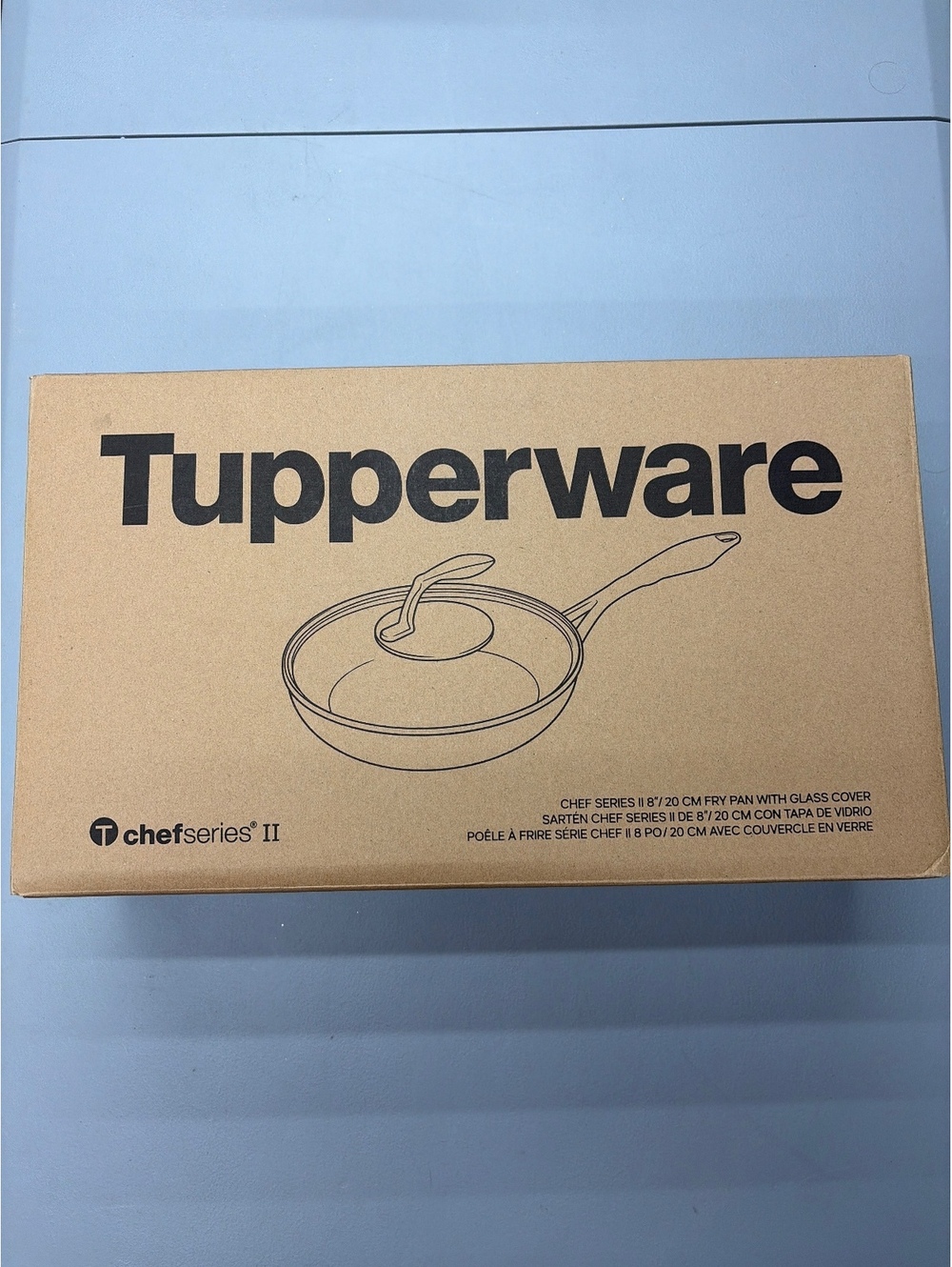 NEW Tupperware Chef Series II Frypan with Glass Cover | 8 in / 20 cm